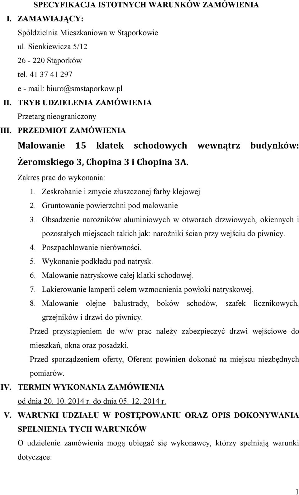 Zeskrobanie i zmycie złuszczonej farby klejowej 2. Gruntowanie powierzchni pod malowanie 3.