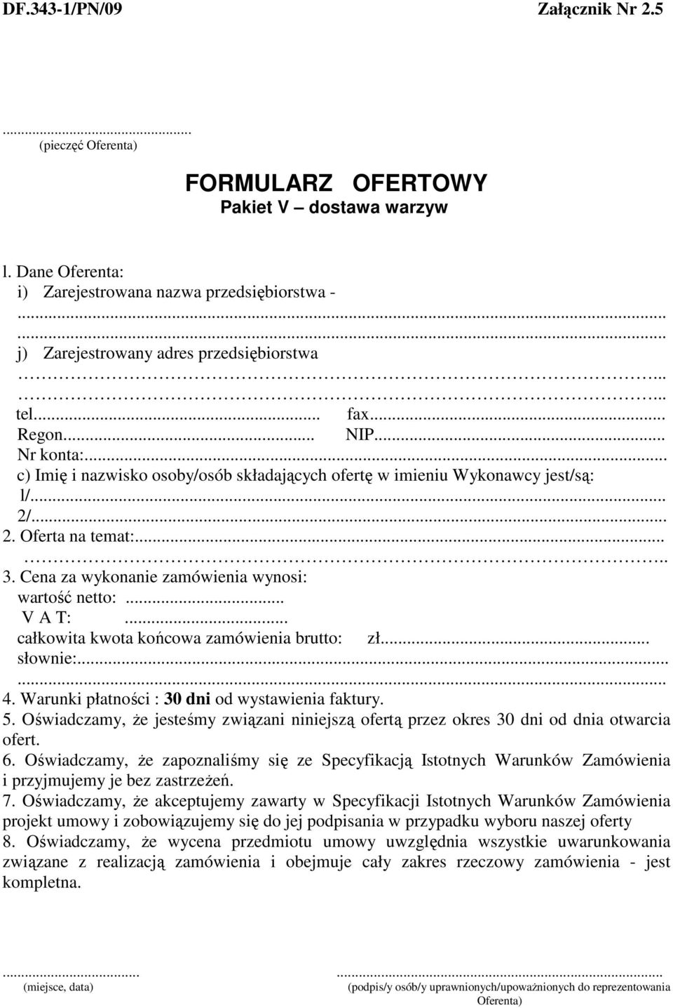 Zarejestrowana nazwa przedsiębiorstwa - j)