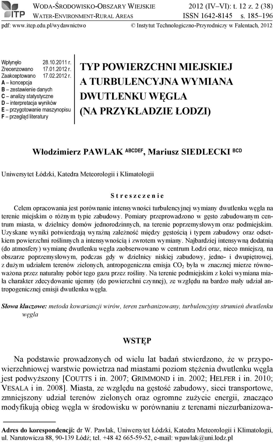 2007; GRIMMOND i in. 2002; HELFER i in. 2010; VESALA i in. 2008].