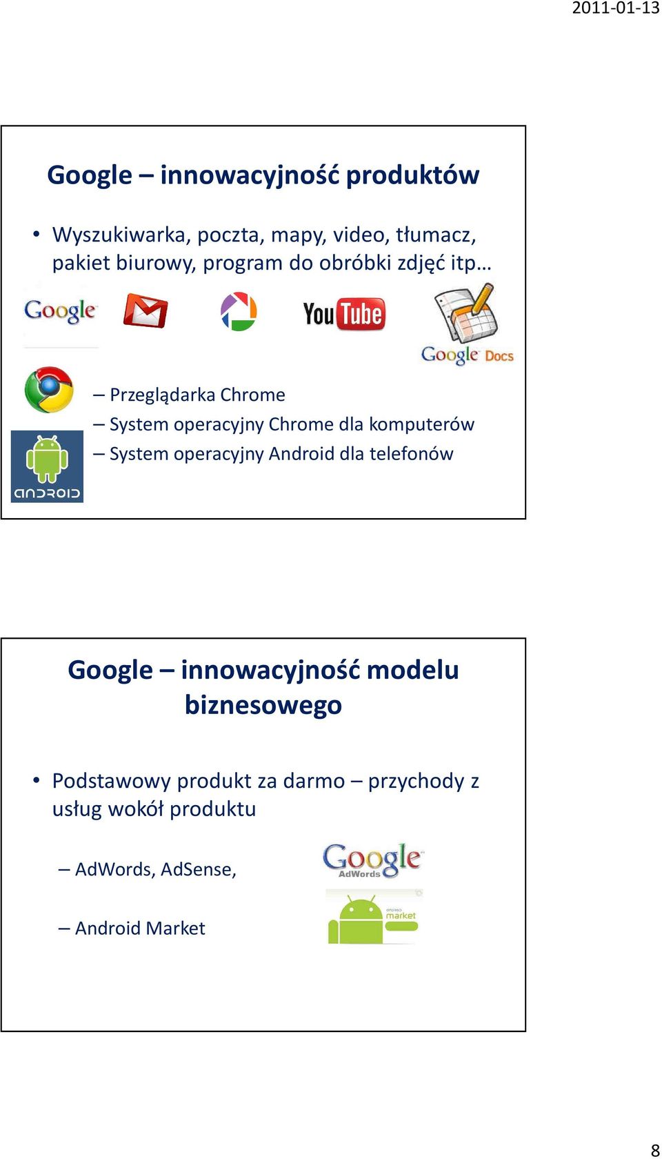 komputerów System operacyjny Android dla telefonów Google innowacyjność modelu