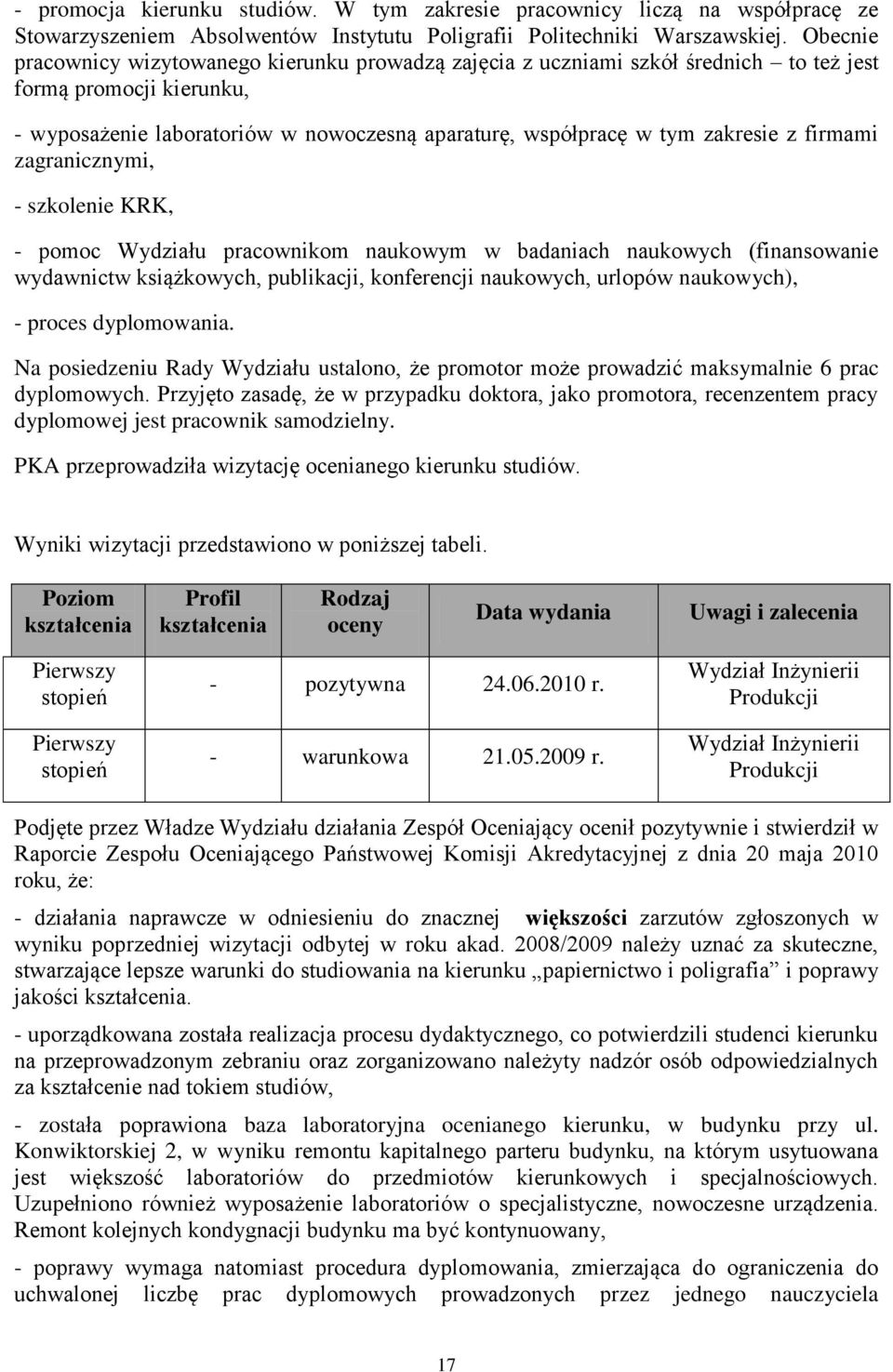 firmami zagranicznymi, - szkolenie KRK, - pomoc Wydziału pracownikom naukowym w badaniach naukowych (finansowanie wydawnictw książkowych, publikacji, konferencji naukowych, urlopów naukowych), -