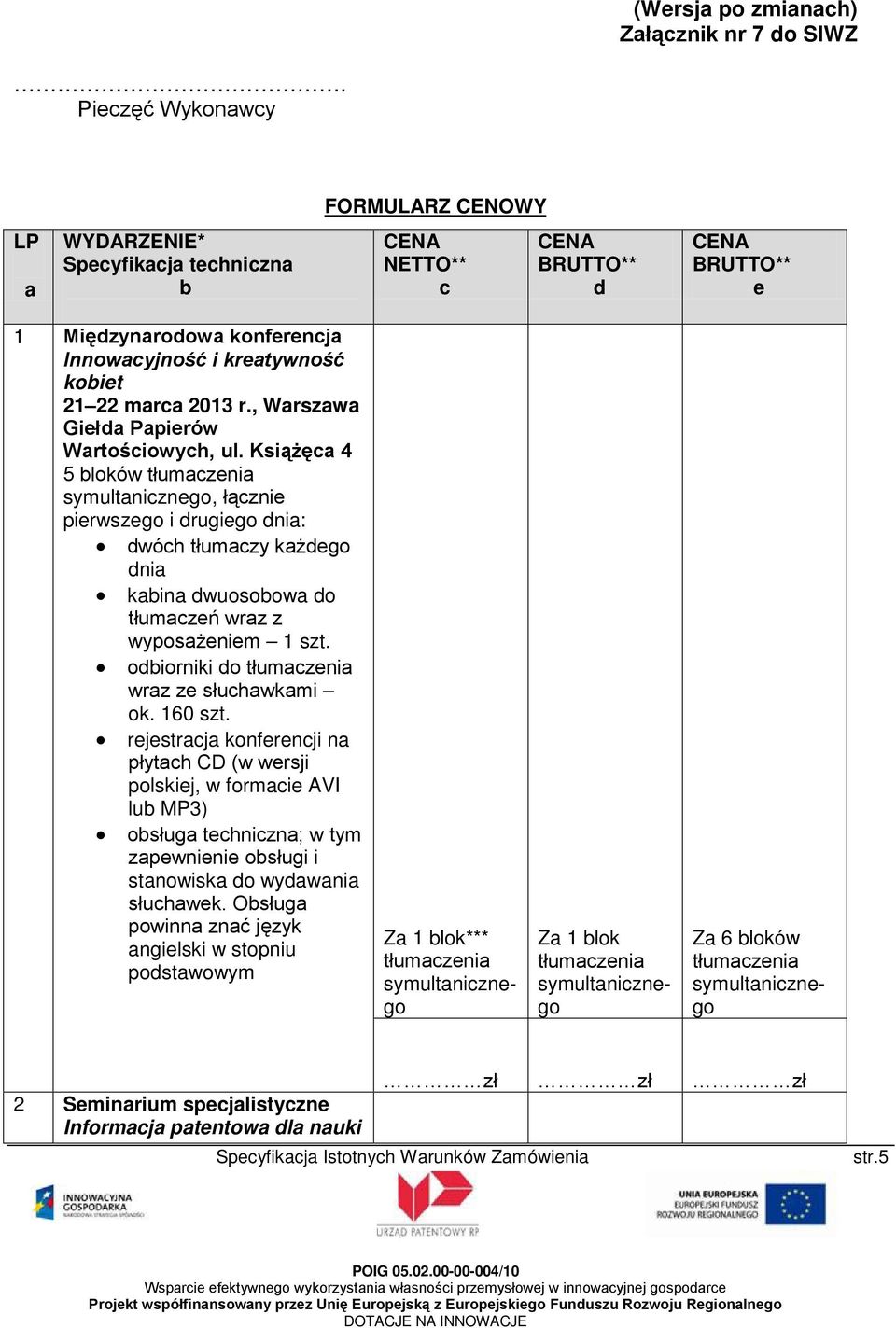 marca 2013 r., Warszawa Giełda Papierów Wartościowych, ul.