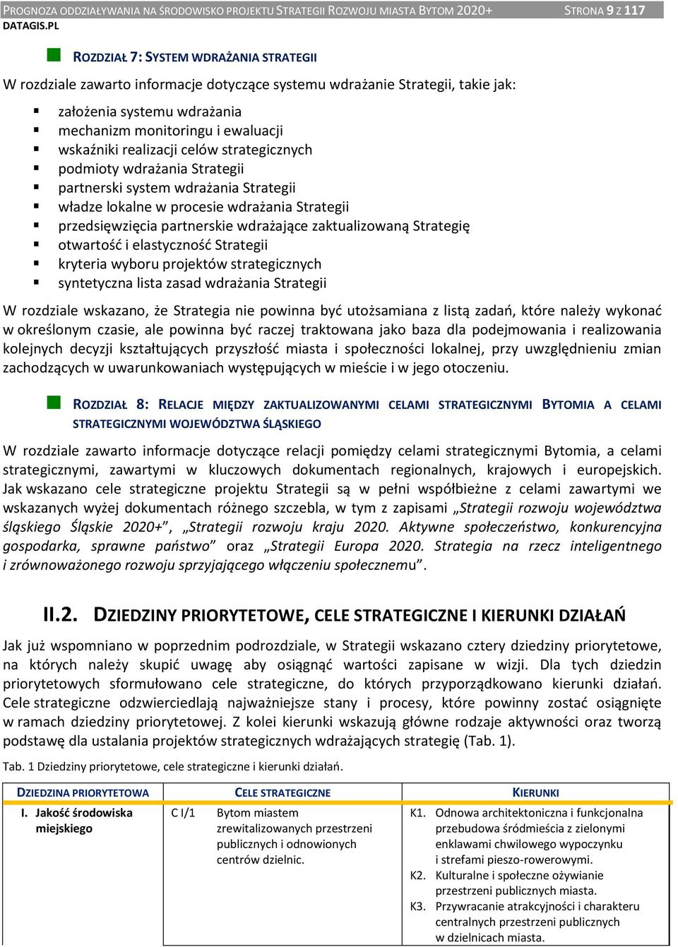 lokalne w procesie wdrażania Strategii przedsięwzięcia partnerskie wdrażające zaktualizowaną Strategię otwartość i elastyczność Strategii kryteria wyboru projektów strategicznych syntetyczna lista