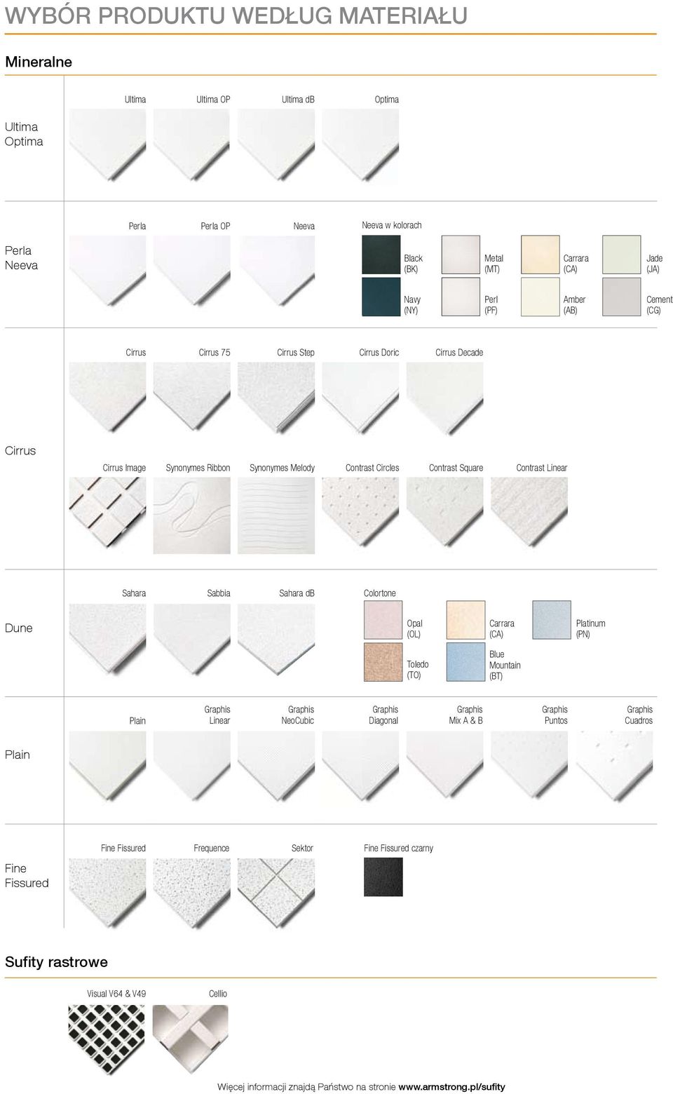 Contrast Square Contrast Linear Sahara Sabbia Sahara db Colortone Dune Opal (OL) Carrara (CA) Platinum (PN) Toledo (TO) Blue Mountain (BT) Plain Linear NeoCubic Diagonal Mix A & B