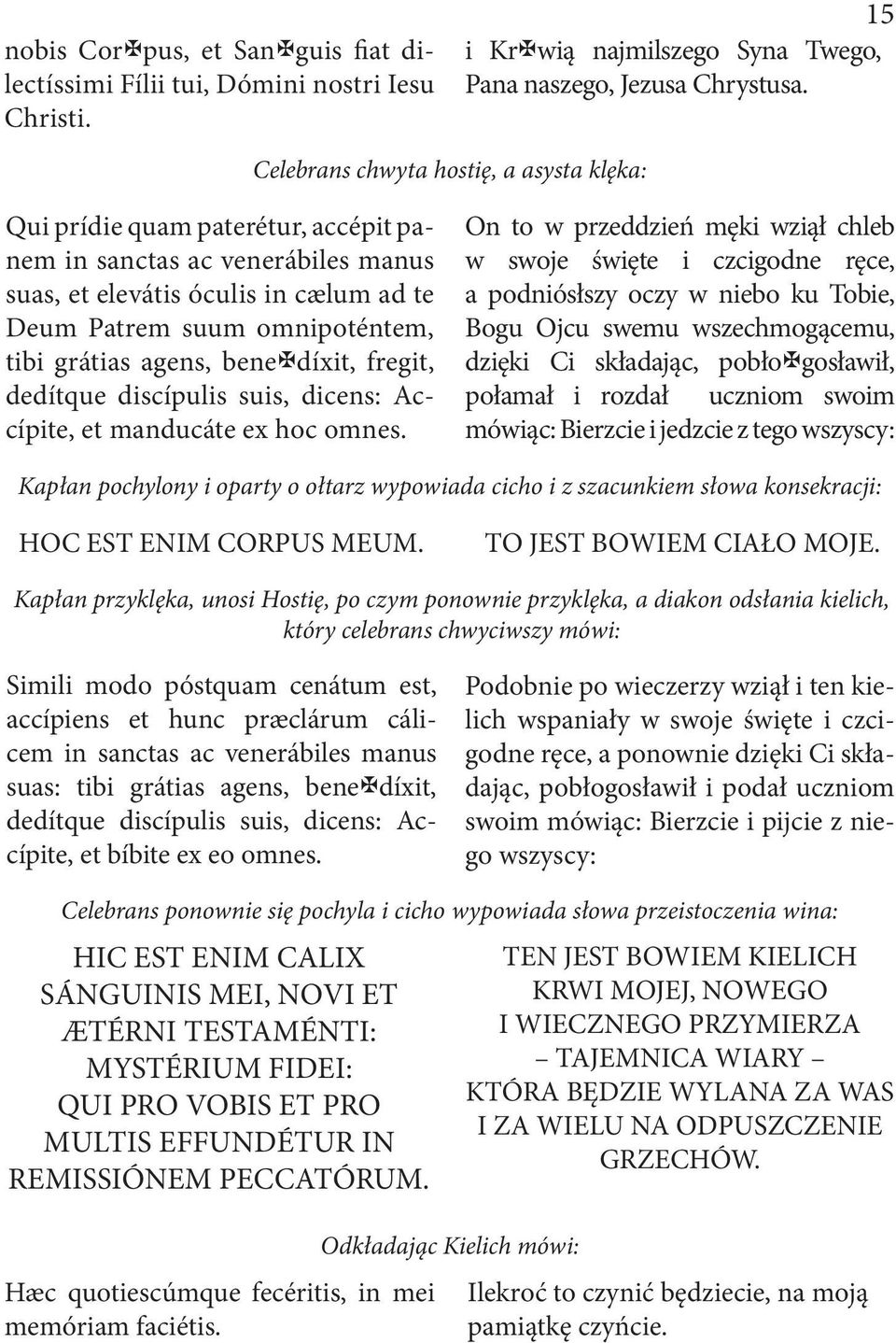 agens, benexdíxit, fregit, dedítque discípulis suis, dicens: Accípite, et manducáte ex hoc omnes.