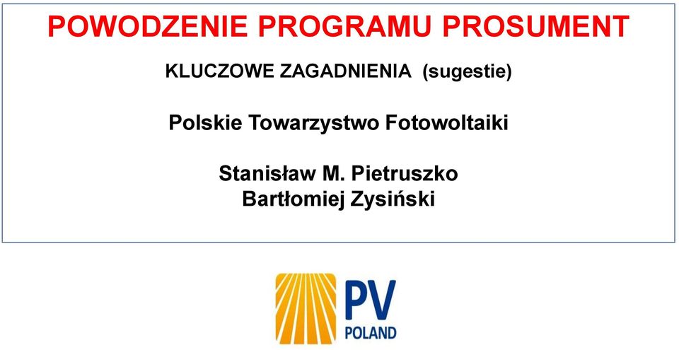 Polskie Towarzystwo Fotowoltaiki