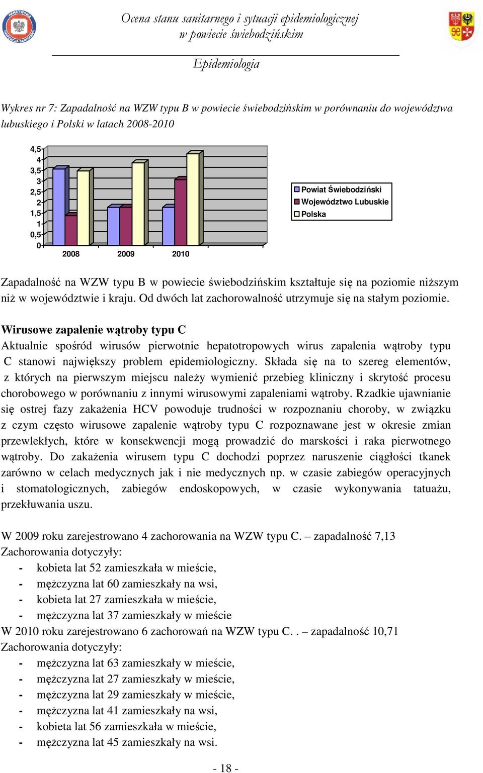 Wirusowe zapalenie wątroby typu C Aktualnie spośród wirusów pierwotnie hepatotropowych wirus zapalenia wątroby typu C stanowi największy problem epidemiologiczny.