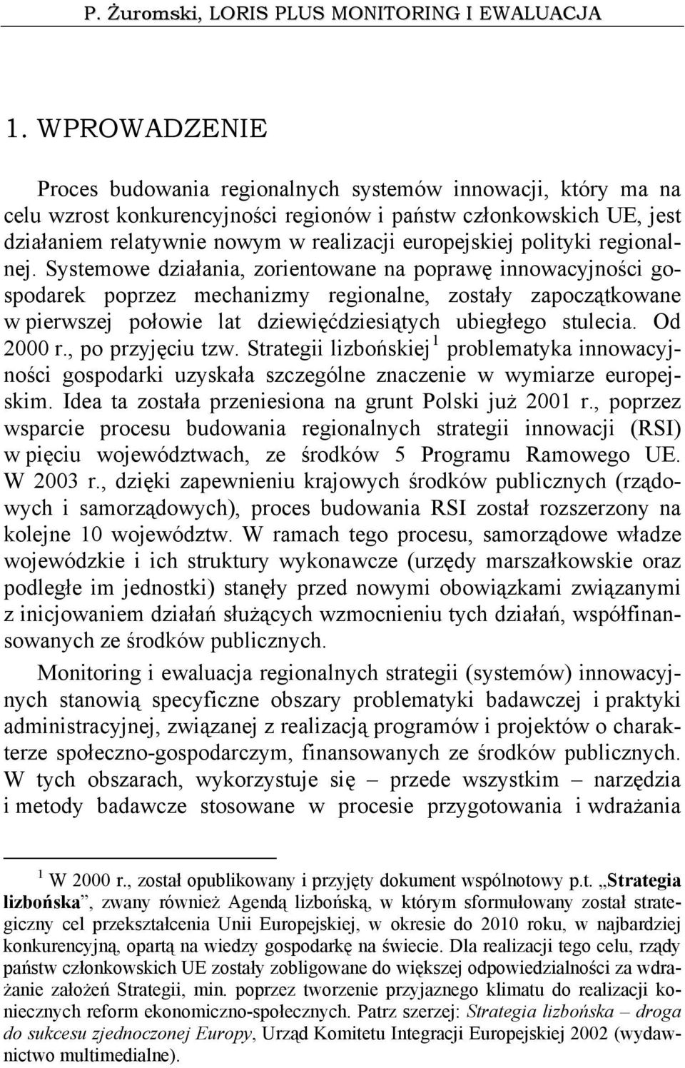 polityki regionalnej.