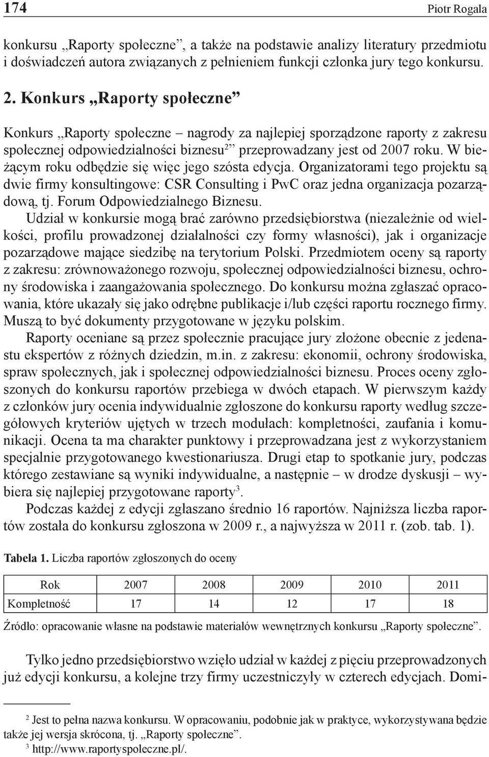 W bieżącym roku odbędzie się więc jego szósta edycja. Organizatorami tego projektu są dwie firmy konsultingowe: CSR Consulting i PwC oraz jedna organizacja pozarządową, tj.