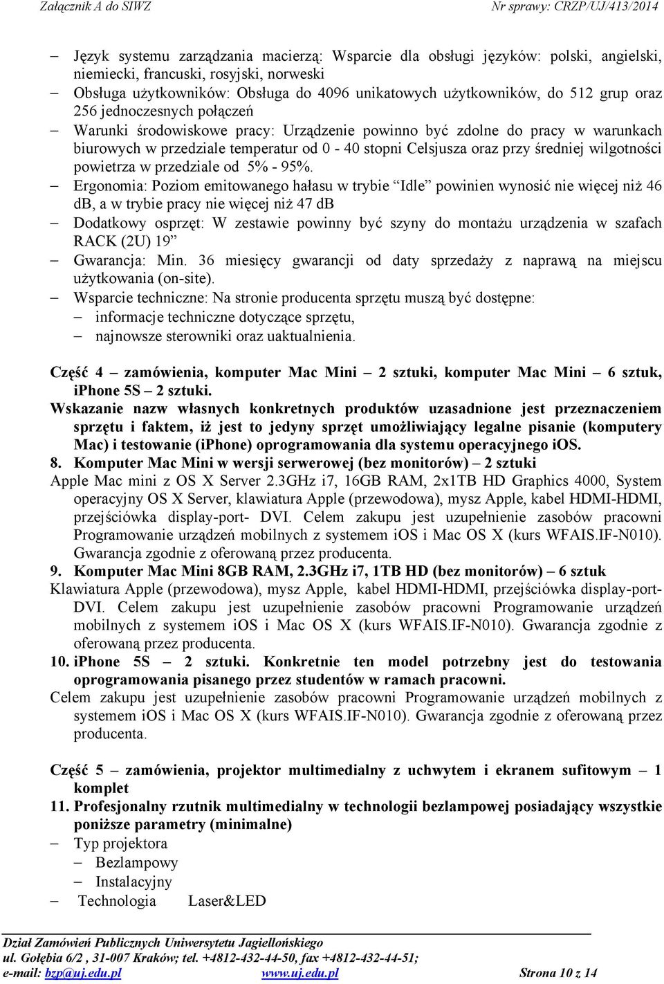 wilgotności powietrza w przedziale od 5% - 95%.