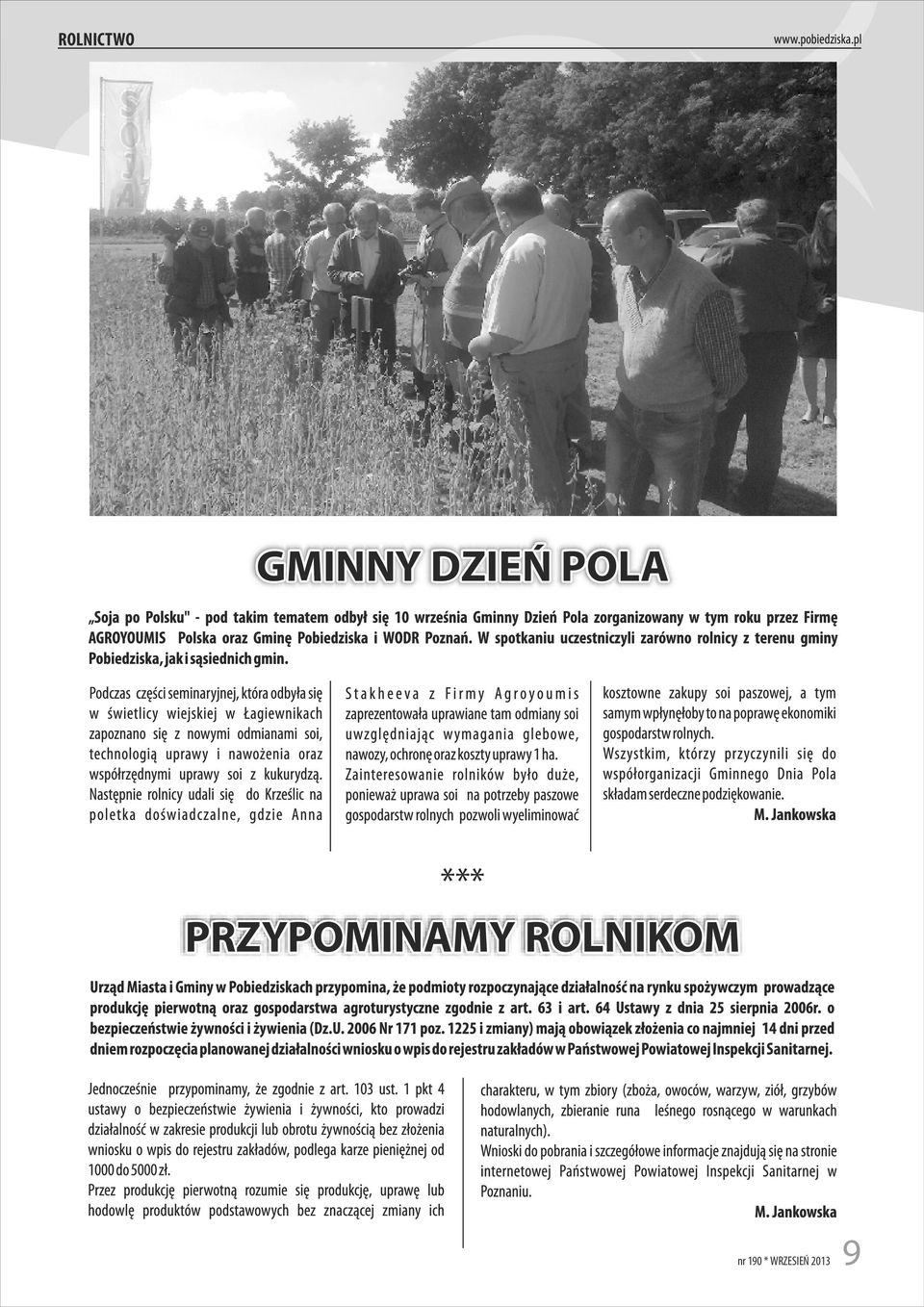 GMINNY DZIEŃ POLA