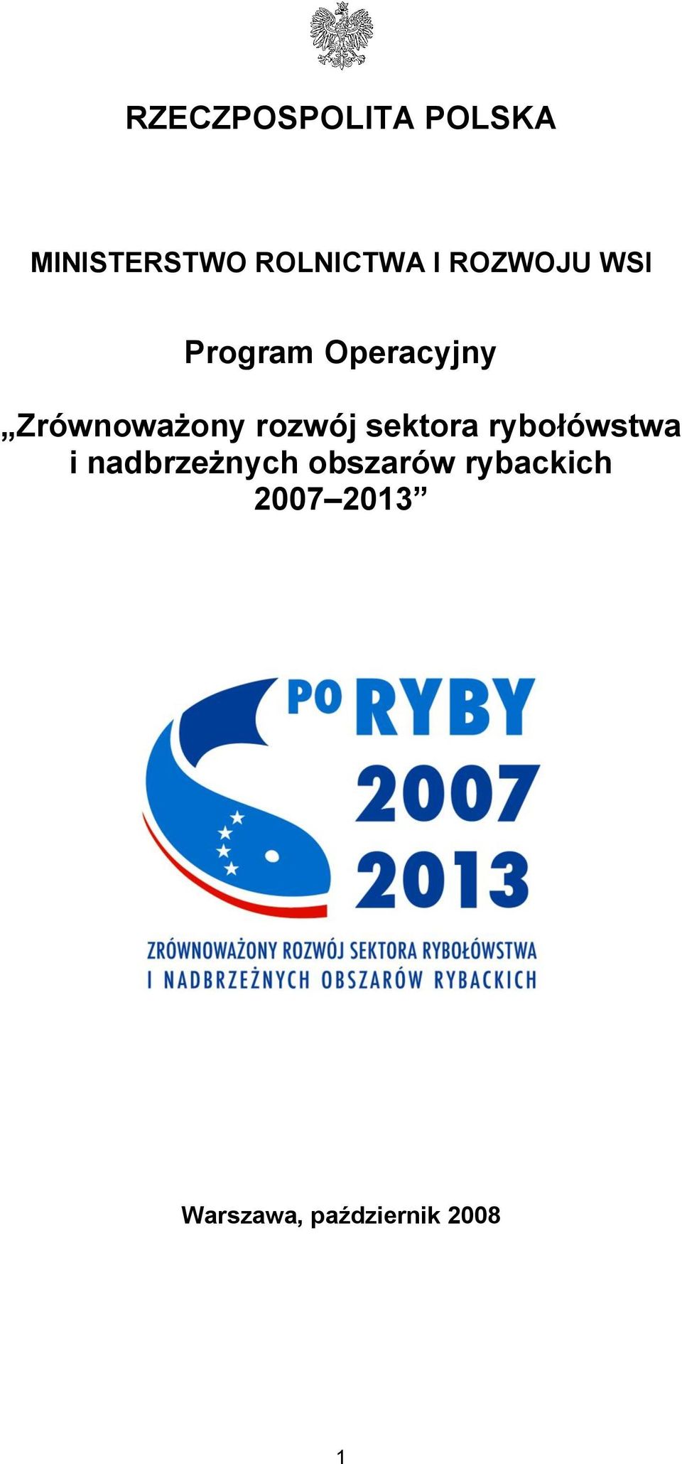 rozwój sektora rybołówstwa i nadbrzeżnych