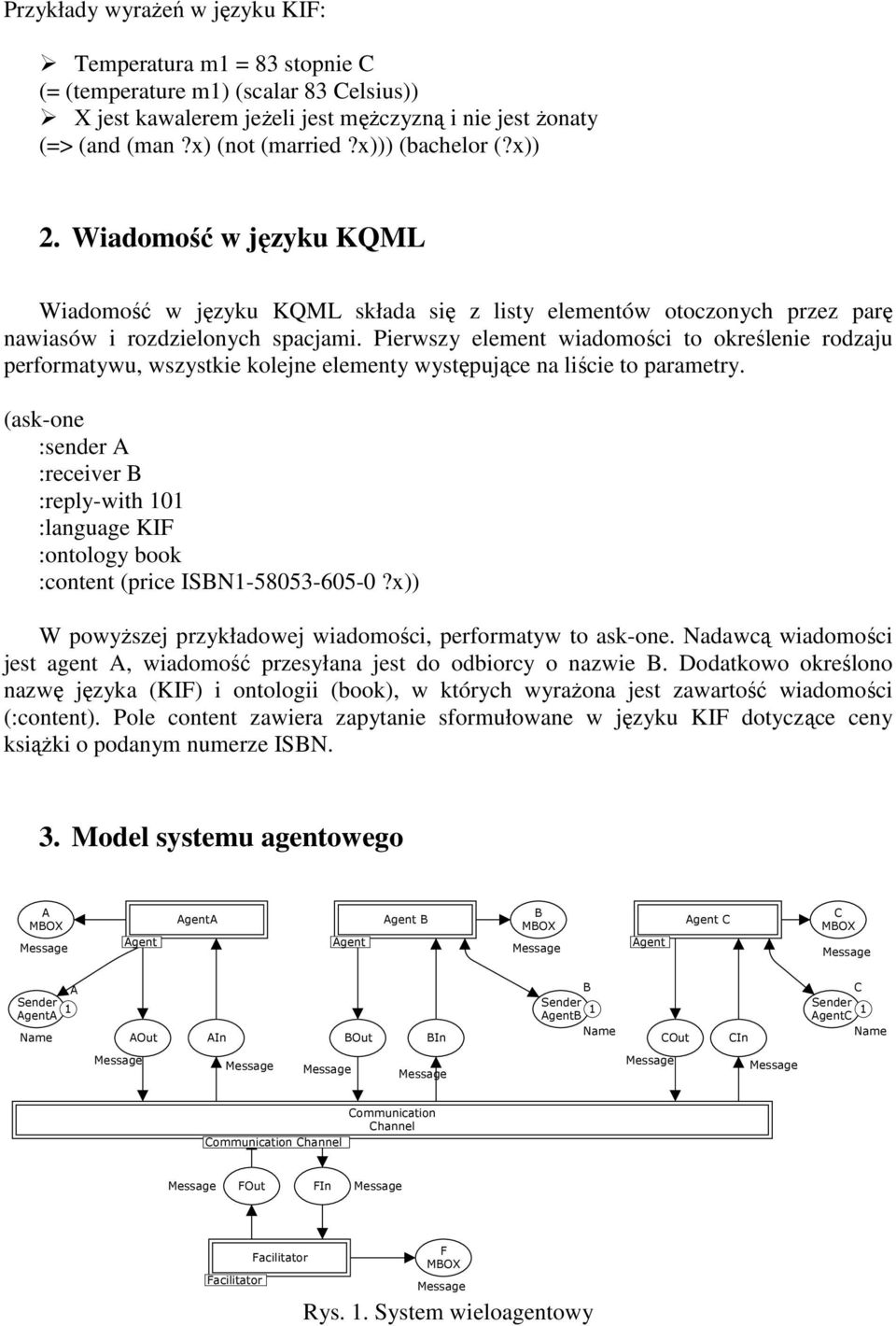 Pierwszy eleent wiadoości to określenie rodzaju perforatywu, wszystkie kolejne eleenty występujące na liście to paraetry.