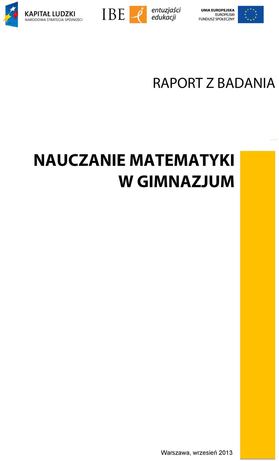 MATEMATYKI W