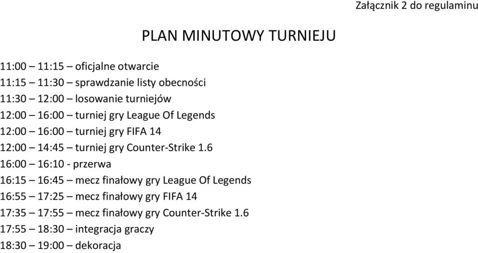 turniej gry Counter-Strike 1.