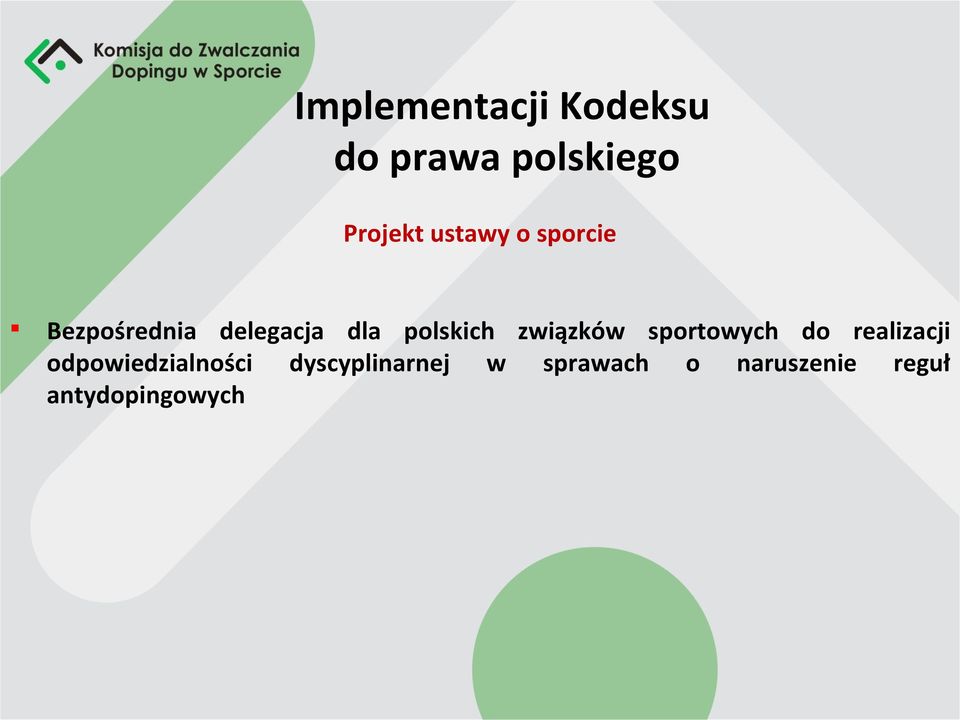 związków sportowych do realizacji odpowiedzialności