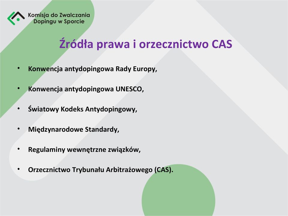 Kodeks Antydopingowy, Międzynarodowe Standardy, Regulaminy