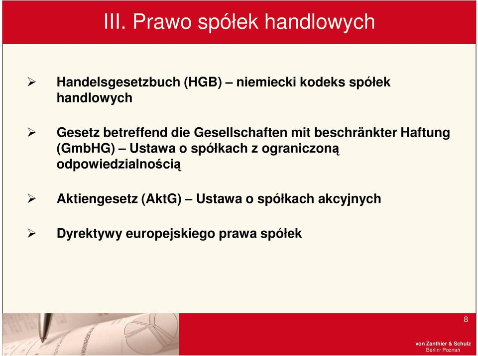 Haftung (GmbHG) Ustawa o spółkach z ograniczoną odpowiedzialnością