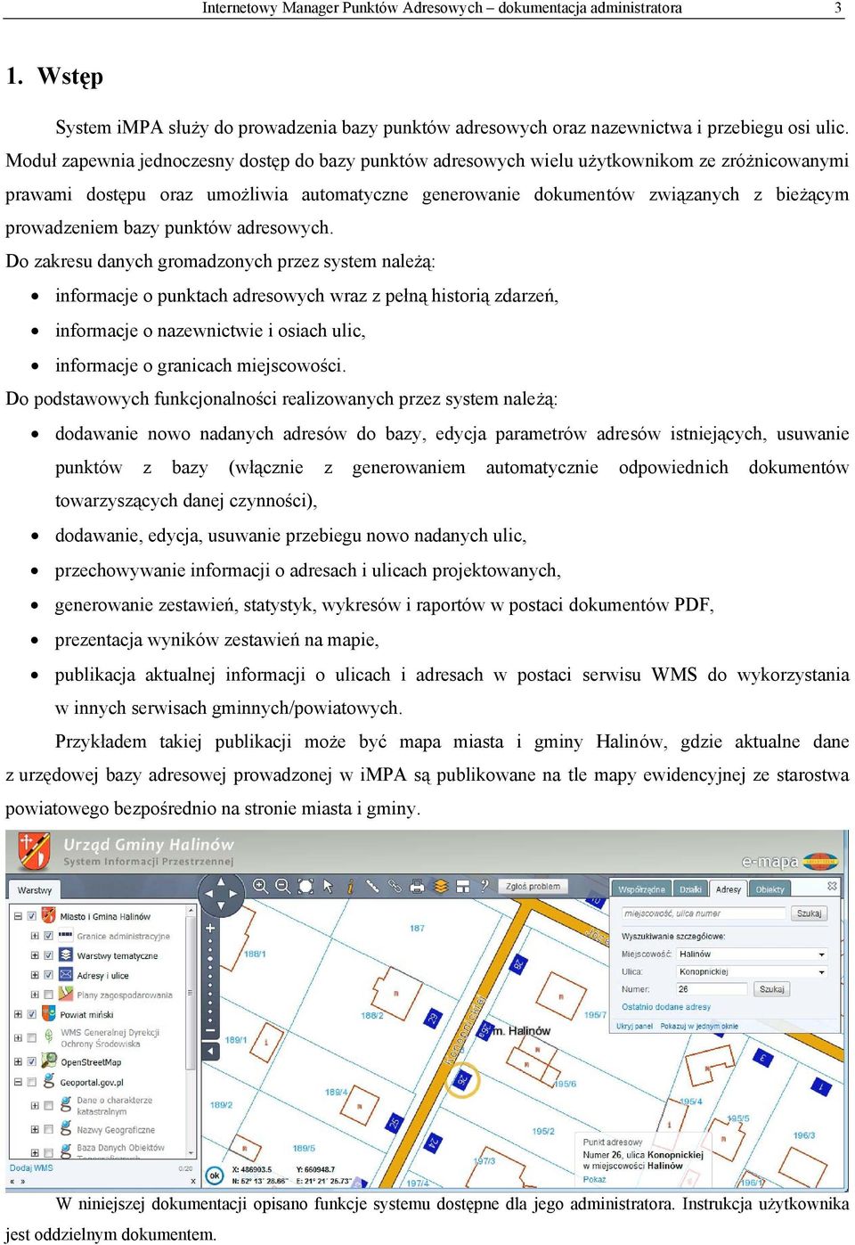 bazy punktów adresowych.