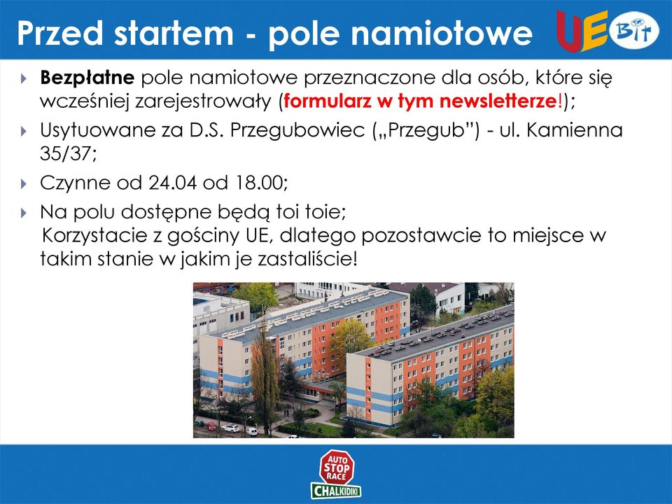 Przegubowiec ( Przegub ) - ul. Kamienna 35/37; Czynne od 24.04 od 18.