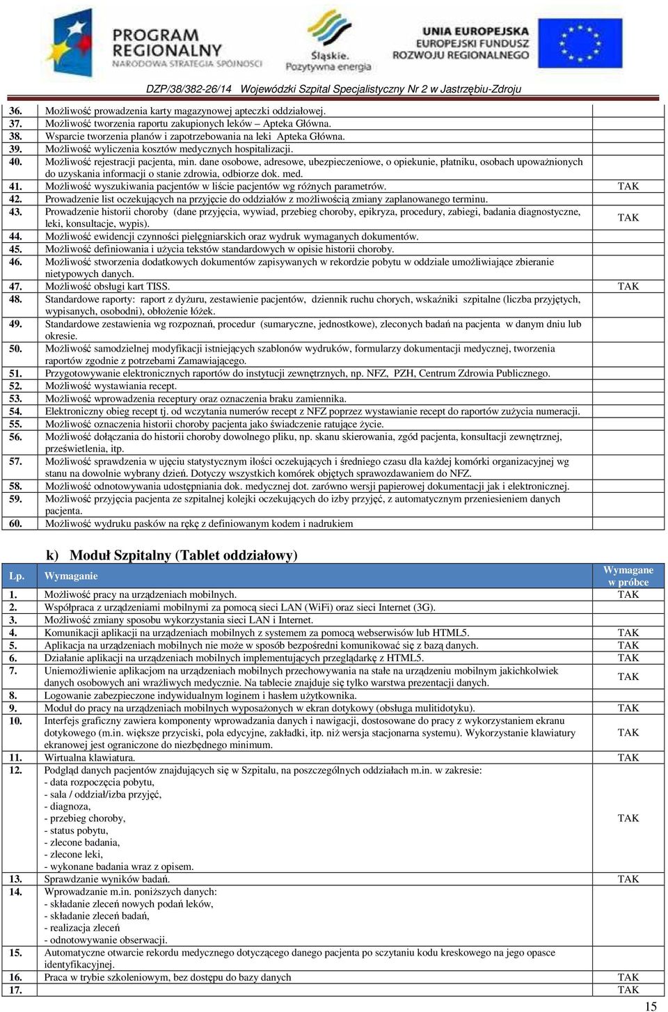 dane osobowe, adresowe, ubezpieczeniowe, o opiekunie, płatniku, osobach upoważnionych do uzyskania informacji o stanie zdrowia, odbiorze dok. med. 41.