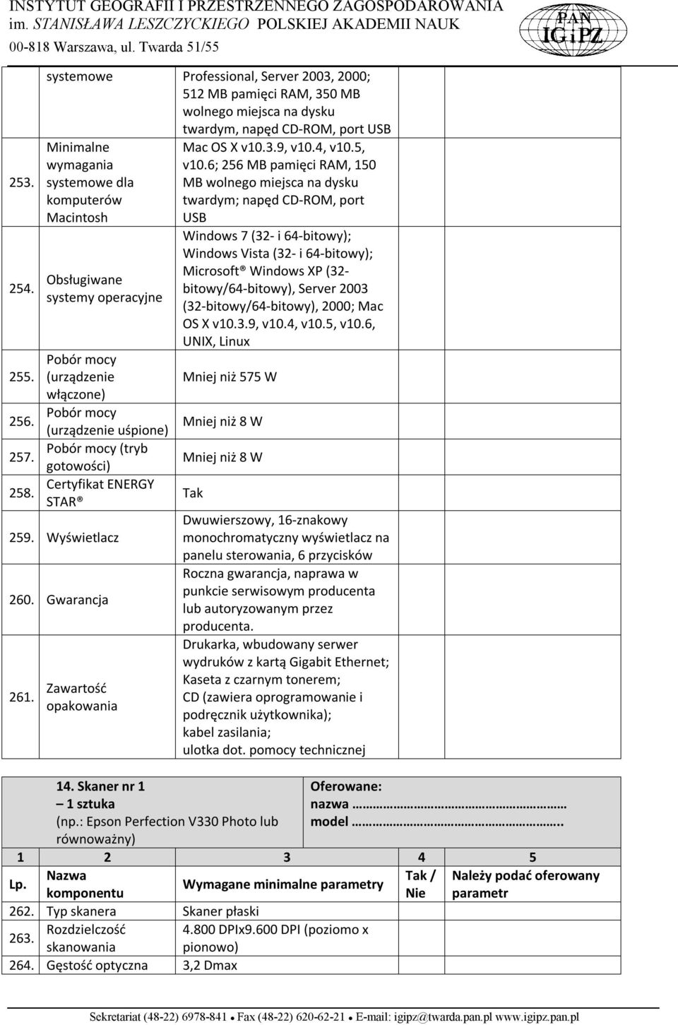 Gwarancja 261. Zawartość opakowania Mac OS X v10.3.9, v10.4, v10.5, v10.