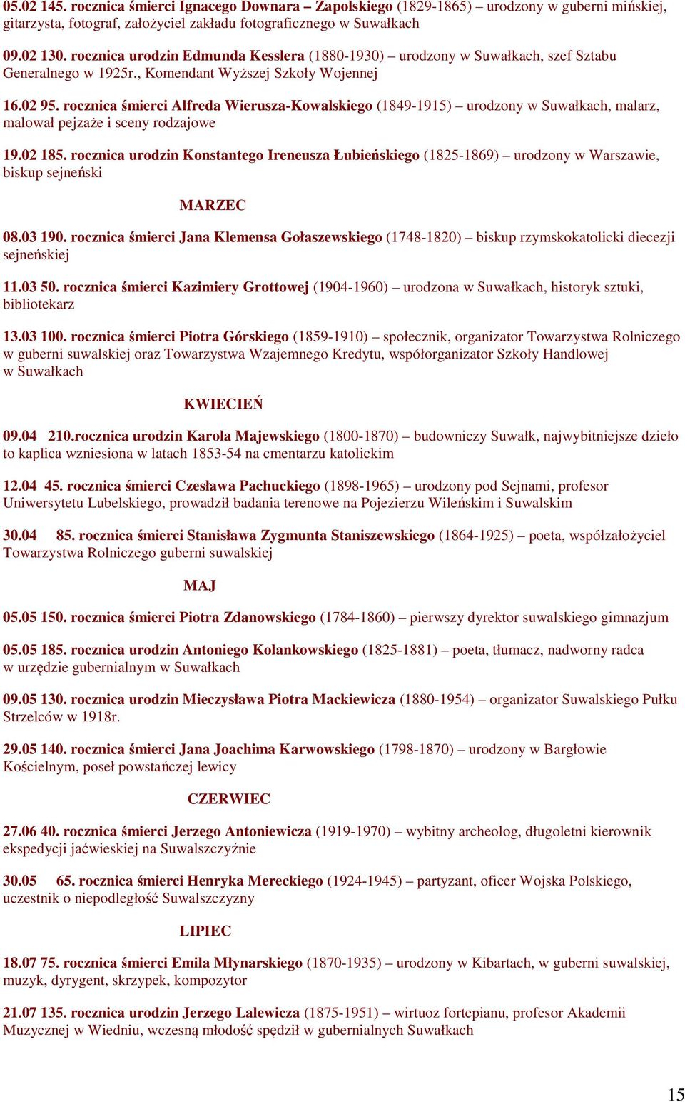 rocznica śmierci Alfreda Wierusza-Kowalskiego (1849-1915) urodzony w Suwałkach, malarz, malował pejzaże i sceny rodzajowe 19.02 185.