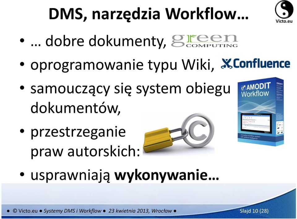 przestrzeganie praw autorskich: usprawniają wykonywanie