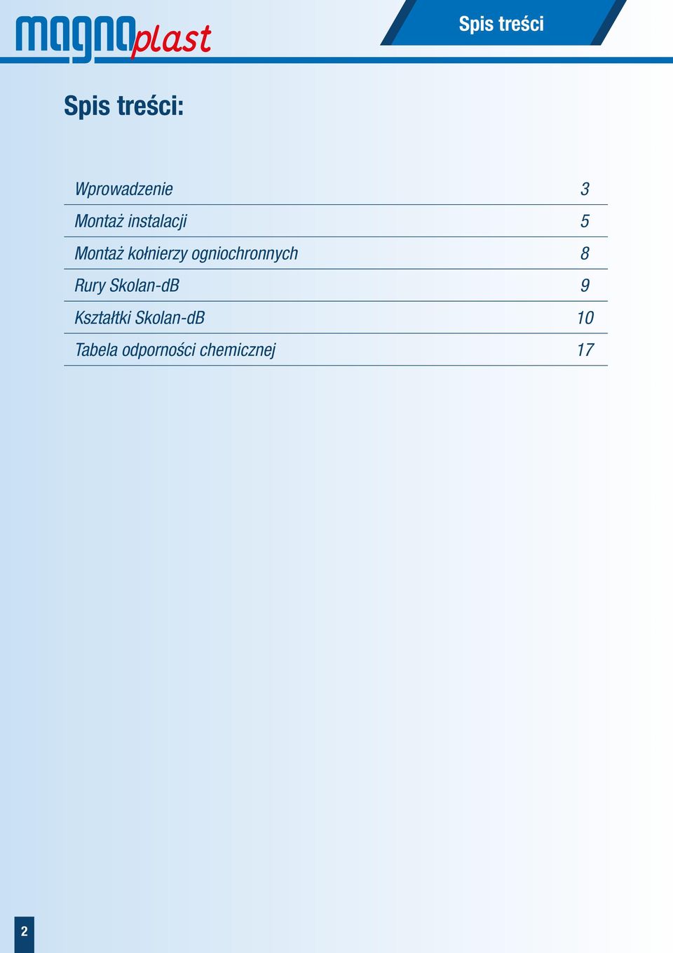 ogniochronnych 8 Rury Skolan-dB 9