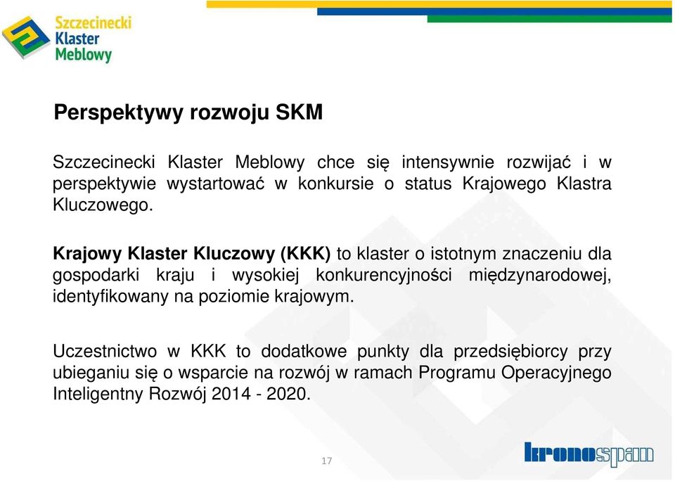 Krajowy Klaster Kluczowy (KKK) to klaster o istotnym znaczeniu dla gospodarki kraju i wysokiej konkurencyjności