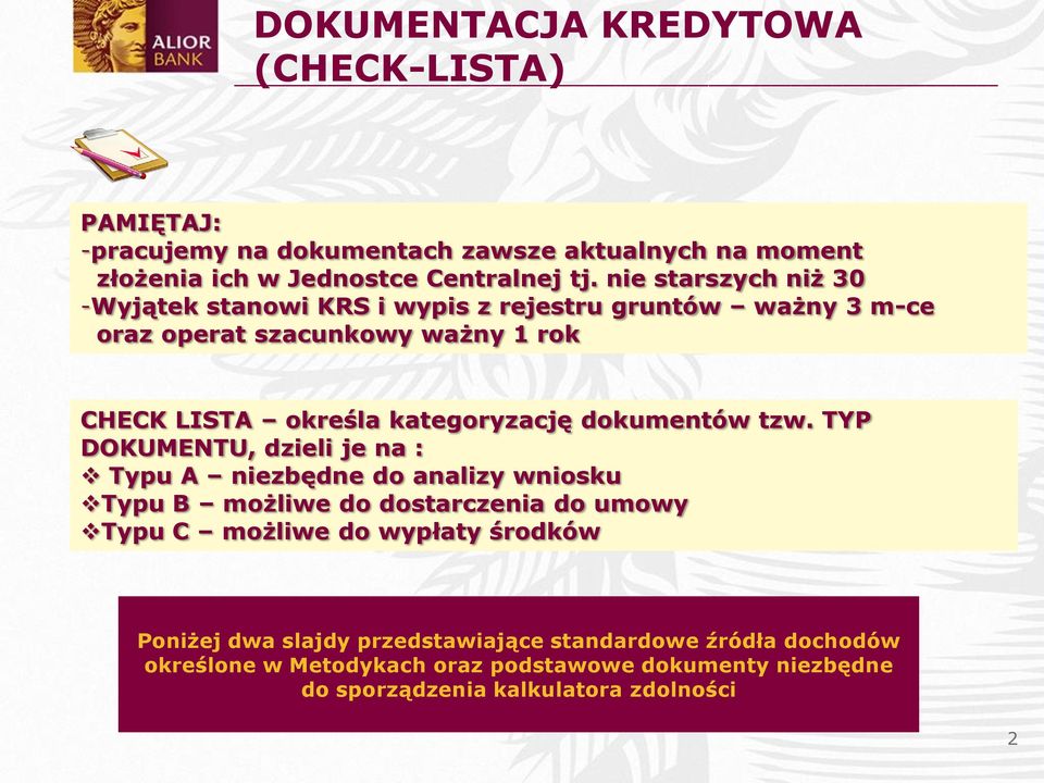 dokumentów tzw.