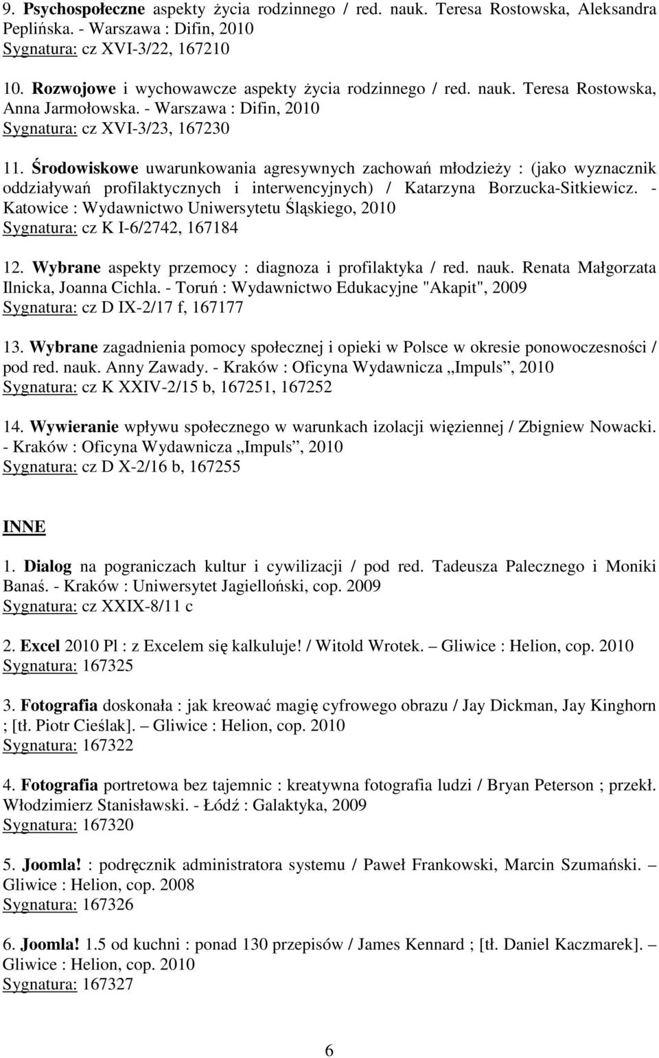 Środowiskowe uwarunkowania agresywnych zachowań młodzieży : (jako wyznacznik oddziaływań profilaktycznych i interwencyjnych) / Katarzyna Borzucka-Sitkiewicz.