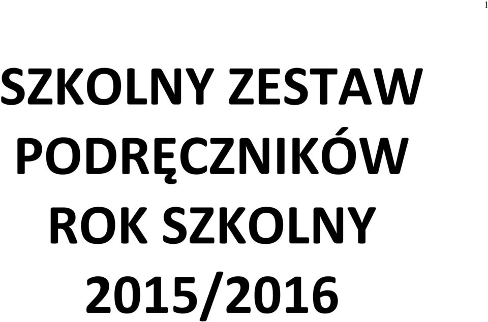 PODRĘCZNIKÓW