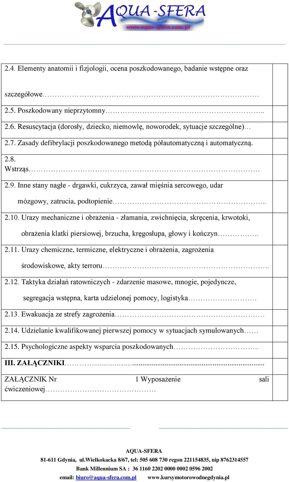 Inne stany nagłe - drgawki, cukrzyca, zawał mięśnia sercowego, udar mózgowy, zatrucia, podtopienie... 2.10.