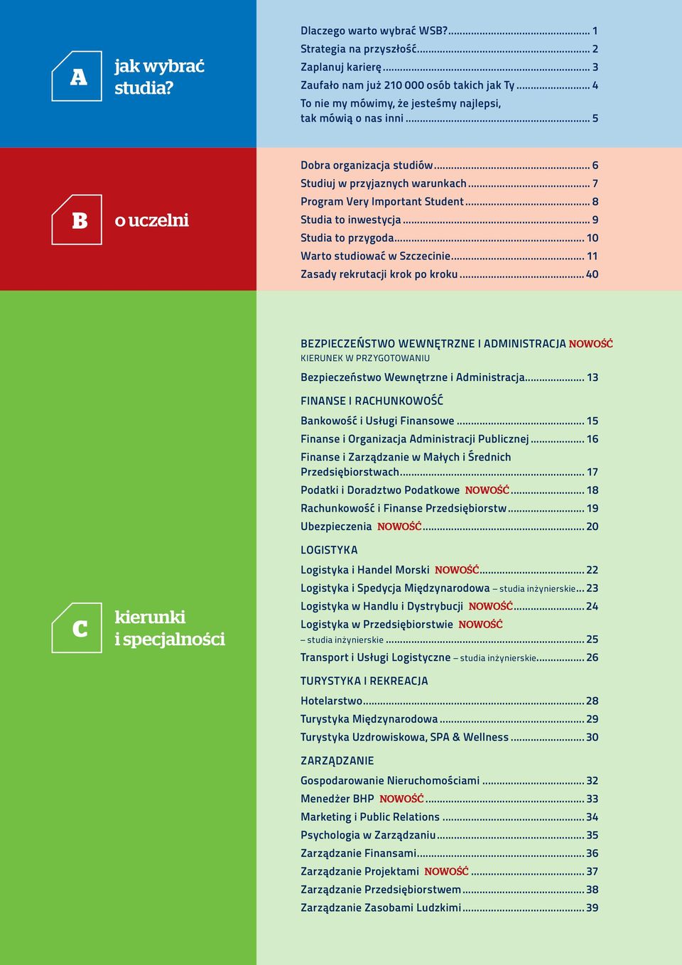 .. 8 Studia to inwestycja... 9 Studia to przygoda... 10 Warto studiować w Szczecinie... 11 Zasady rekrutacji krok po kroku.