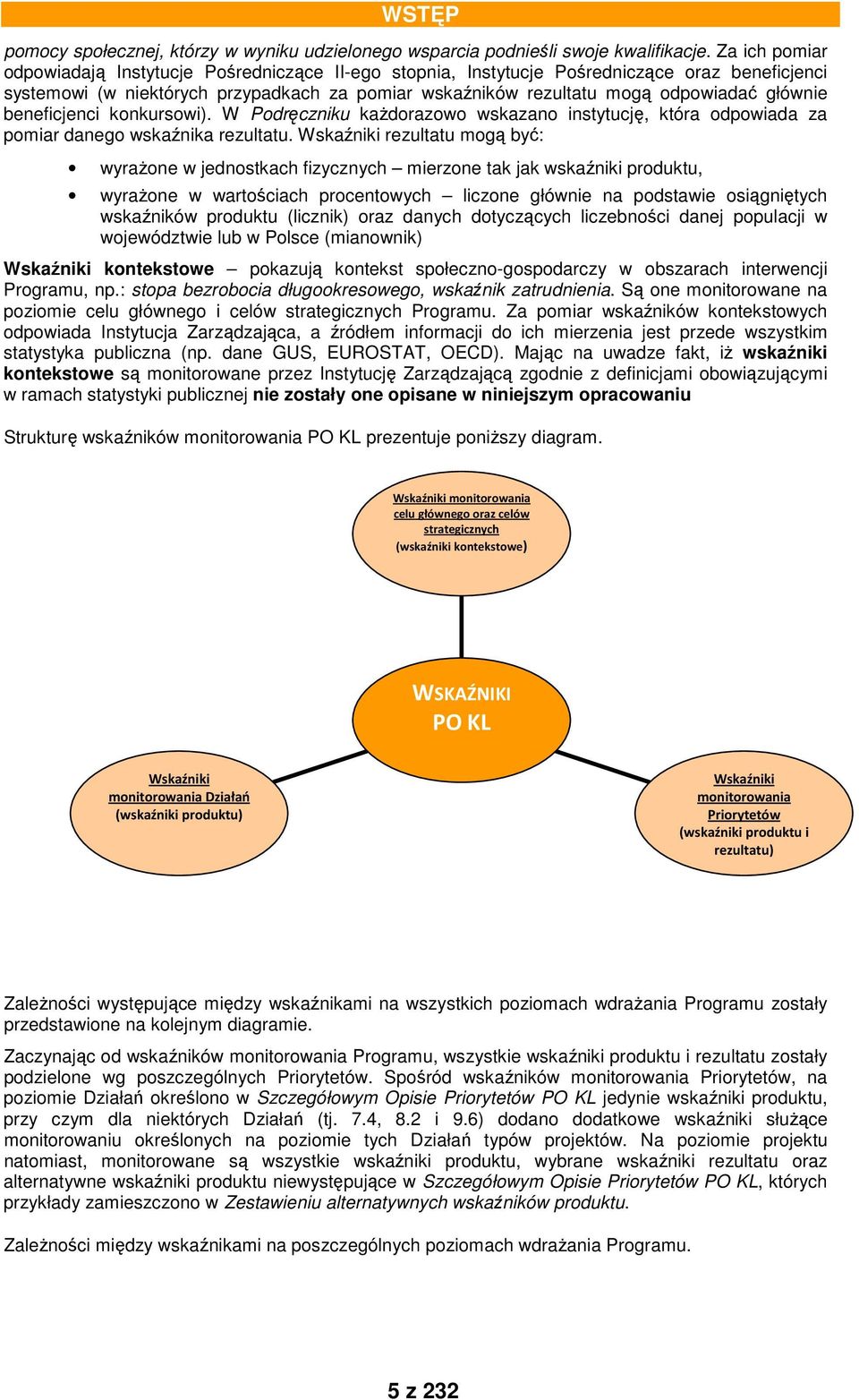 głównie beneficjenci konkursowi). W Podręczniku każdorazowo wskazano instytucję, która odpowiada za pomiar danego wskaźnika rezultatu.