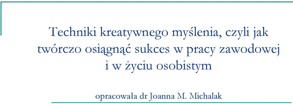 osiągnąć sukces w pracy