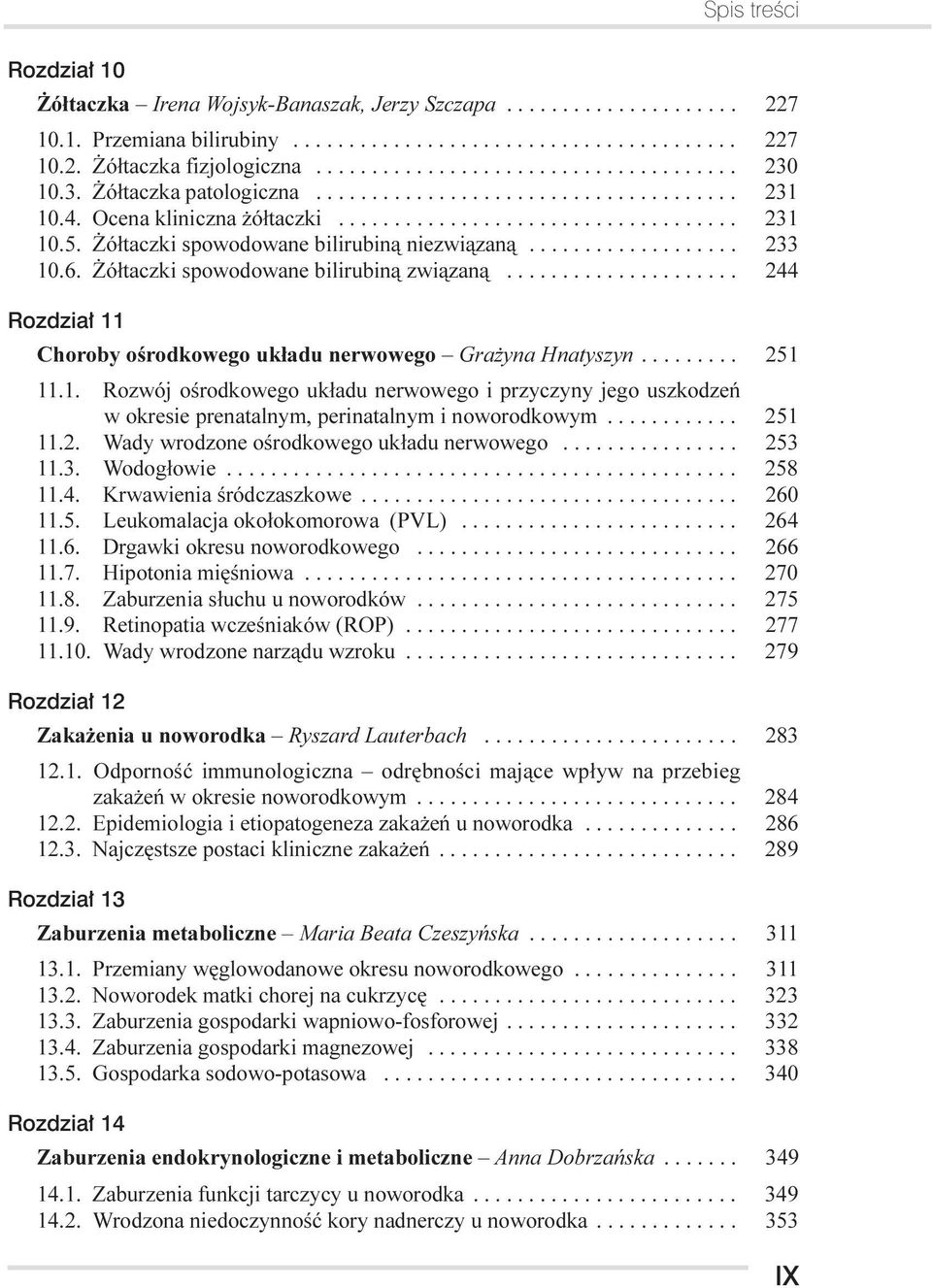 6. ó³taczki spowodowane bilirubin¹ zwi¹zan¹..................... 244 Rozdział 11 Choroby oœrodkowego uk³adu nerwowego Gra yna Hnatyszyn......... 251 11.1. 2Rozwój oœrodkowego uk³adu nerwowego i przyczyny jego uszkodzeñ 2w okresie prenatalnym, perinatalnym i noworodkowym.