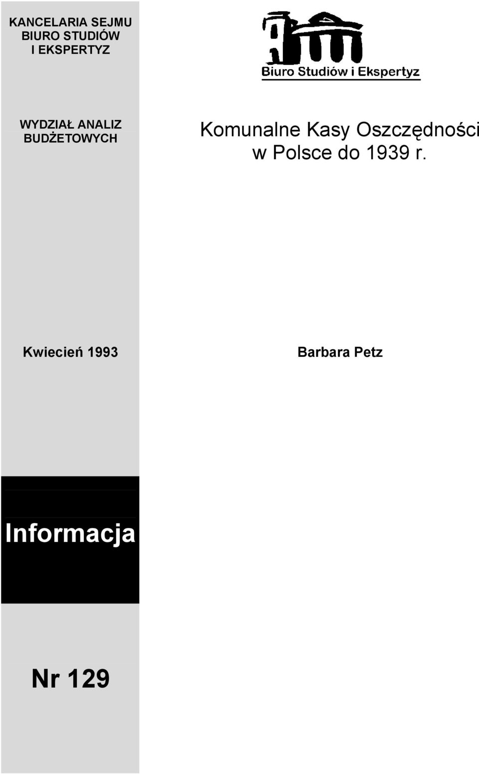 Komunalne Kasy Oszczędności w Polsce do