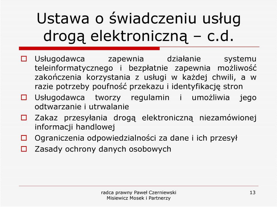 ogą elektroniczną c.d.