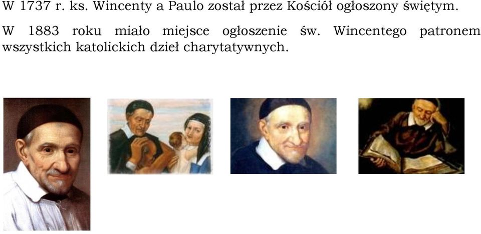 ogłoszony świętym.