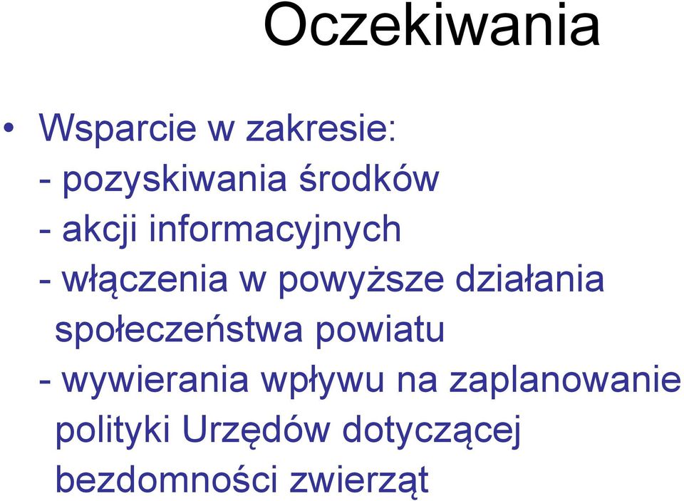 działania społeczeństwa powiatu - wywierania wpływu na