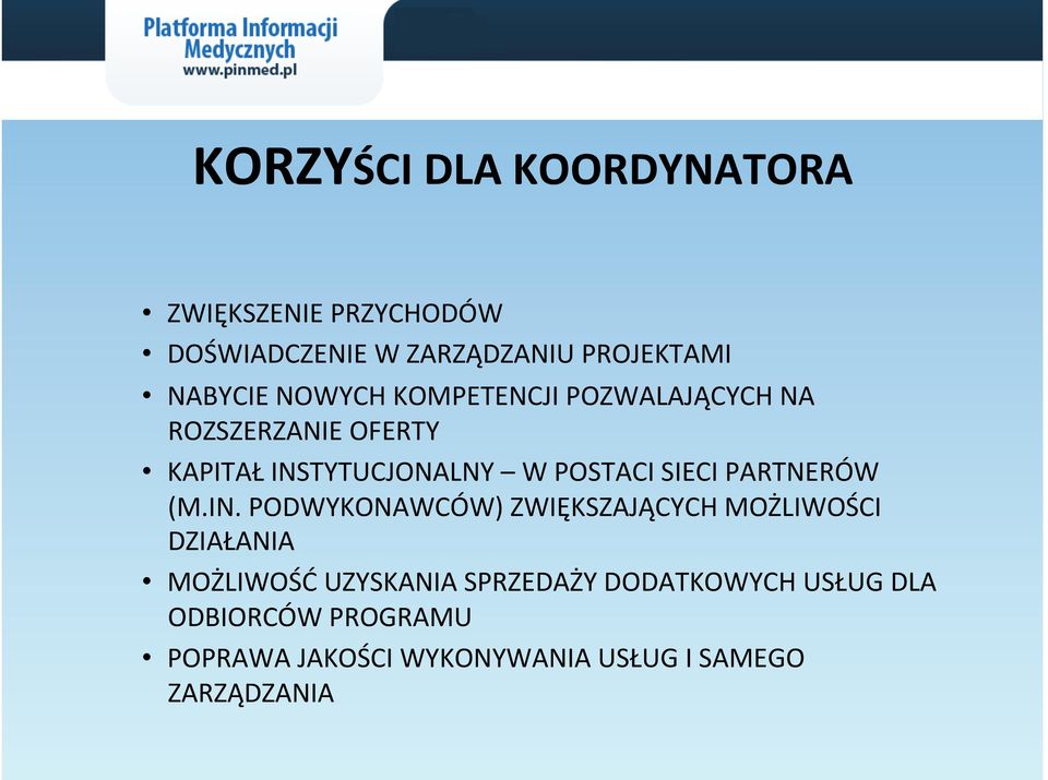 PARTNERÓW (M.IN.