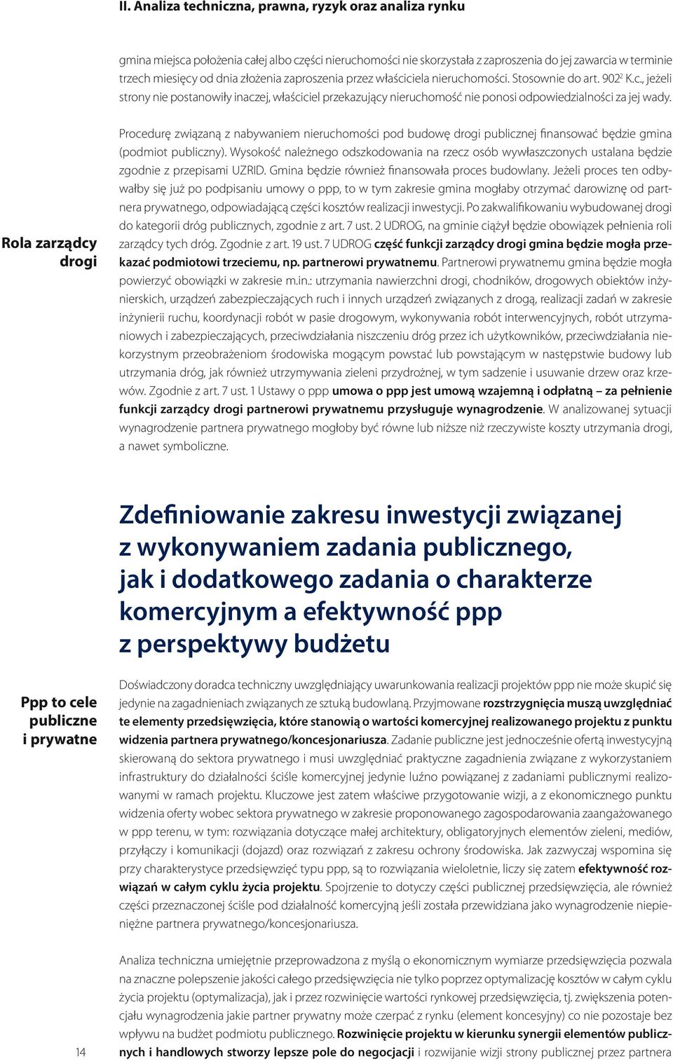 Rola zarządcy drogi Procedurę związaną z nabywaniem nieruchomości pod budowę drogi publicznej finansować będzie gmina (podmiot publiczny).