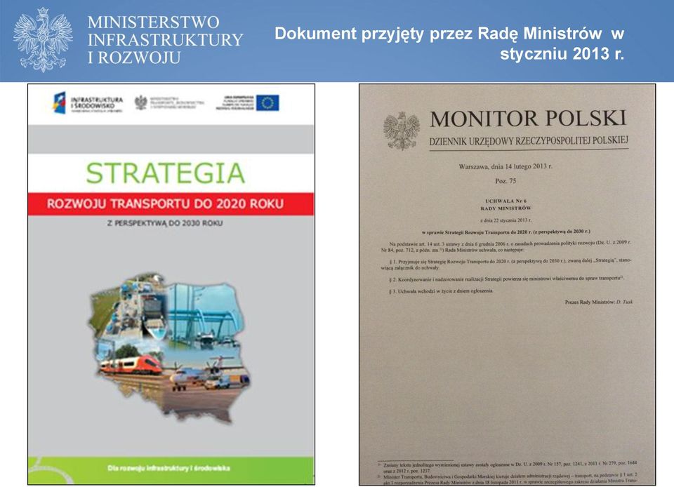 MINISTERSTWO TRANSPORTU, BUDOWNICTWA i GOSPODARKI MORSKIEJ Strategia Rozwoju