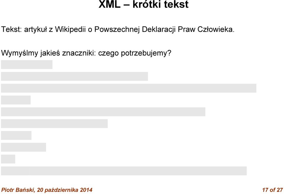 <dokument> <rozdzial> (umówmy się: bez diakrytyków) <naglowek> (jak rozróżnić nagłówek rozdziału od nagłówka