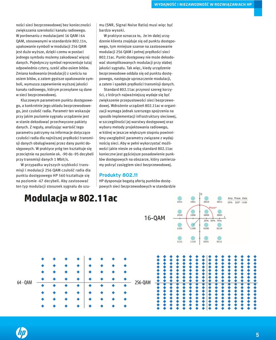 Pojedynczy symbol reprezentuje tutaj odpowiednio cztery, sześć albo osiem bitów.