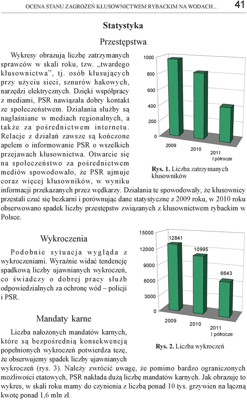 Działania służby są nagłaśniane w mediach regionalnych, a także za pośrednictwem internetu. Relacje z działań zawsze są kończone apelem o informowanie PSR o wszelkich przejawach kłusownictwa.