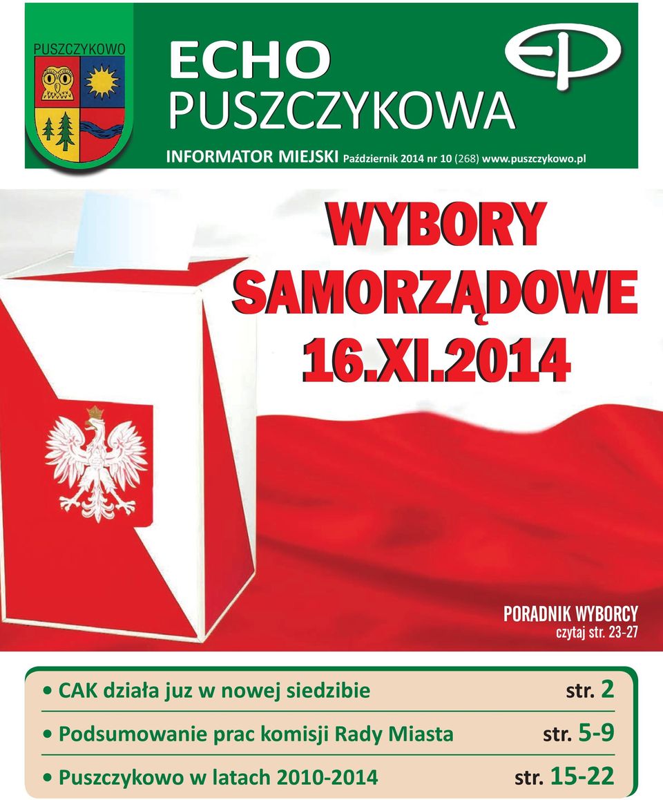 2014 PORADNIK WYBORCY czytaj str.