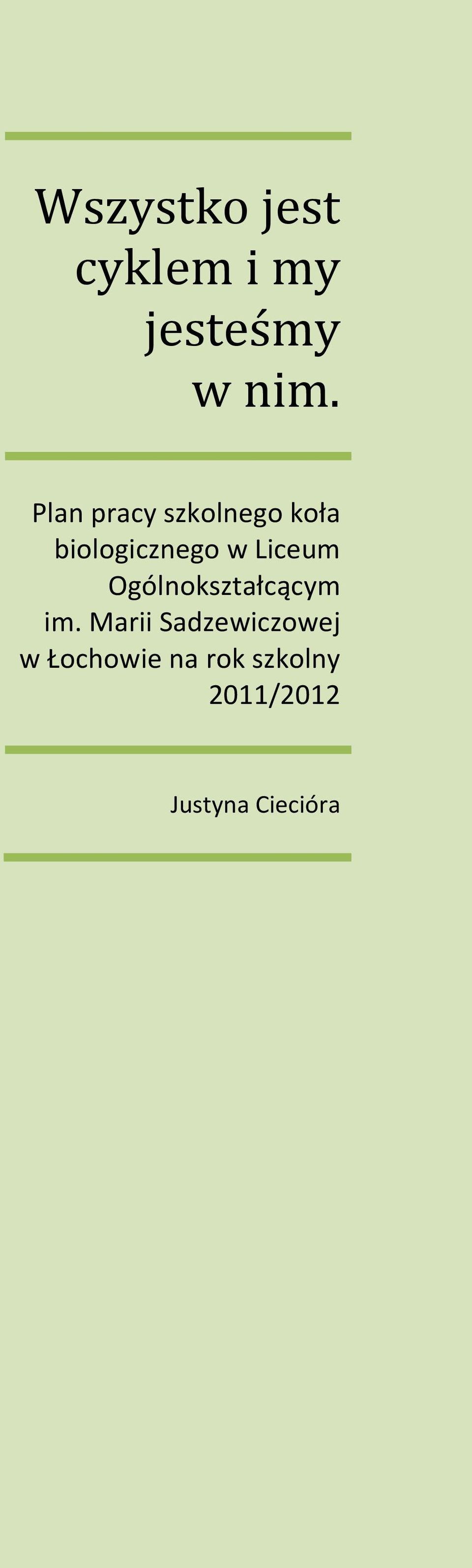 Liceum Ogólnokształcącym im.